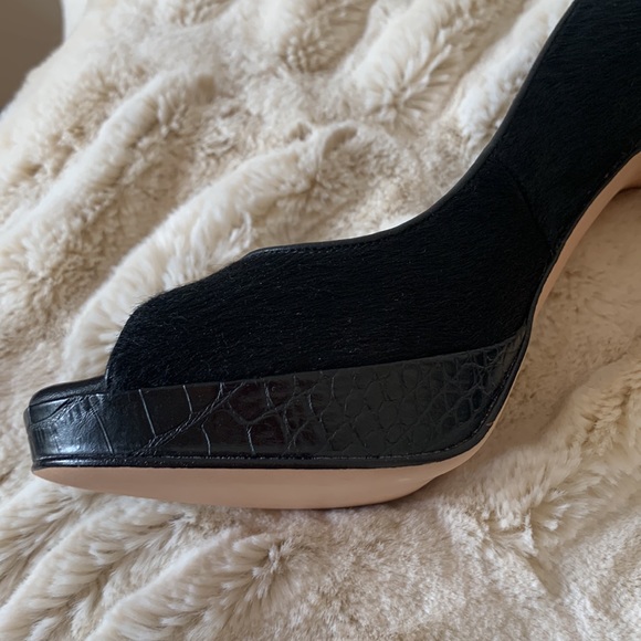 Cole Haan Peek Toe Pumps. Size 8. NWOT. Black. 4 1/2” Heel. Platform Sol… - Picture 12 of 12